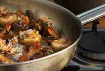 How to fry fresh champignons