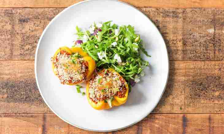 Stuffed peppers and recipe for a bulgur