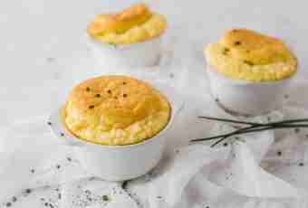 Souffle potato with cheese