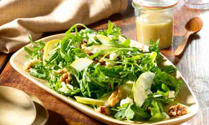 Duck and parmesan warm salad with honey mustard dressing