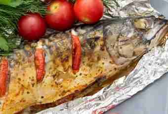 How to bake a mackerel in an oven