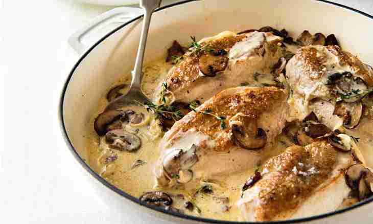 How to make the stuffed champignons with creamy sauce
