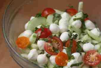 Summer fish and mozzarella salad