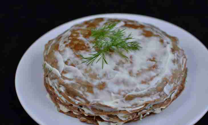 How to make cold appetizer - cake ""Hepatic"