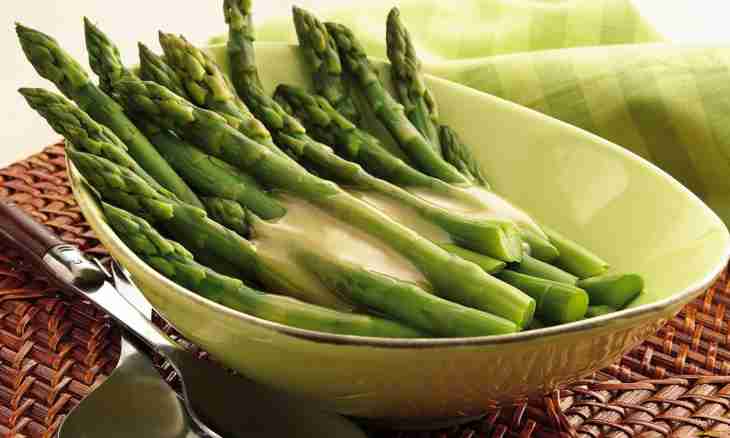 How to make the Dutch sauce with an asparagus