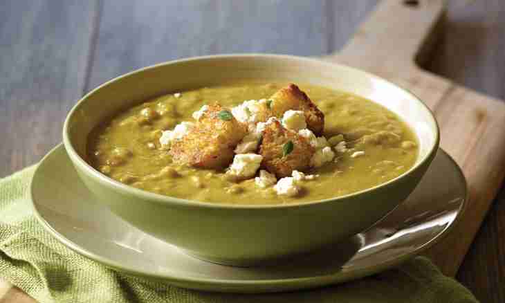 How to cook pea soup with ribs