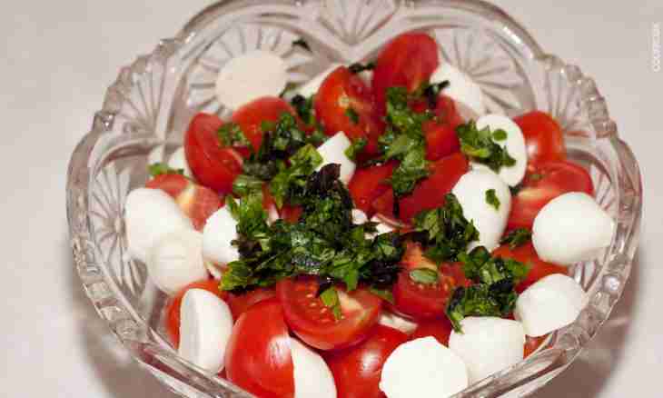 Sea tomatoes salad ""Cherry"