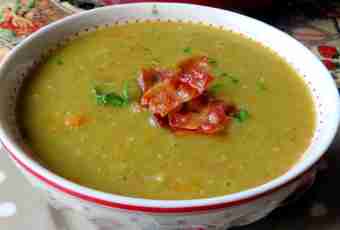 Dense pea soup