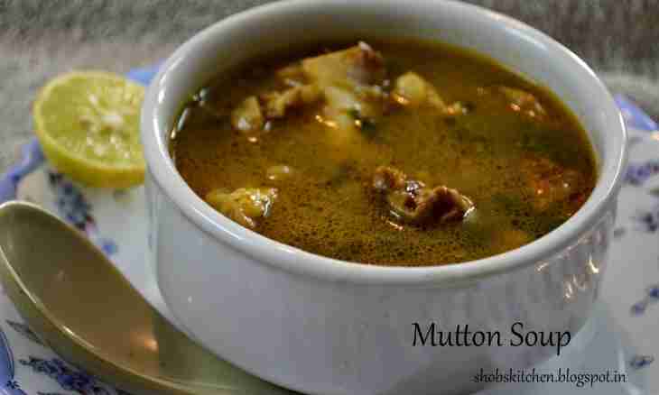 Chicken mutton peas soup