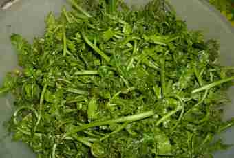How to make fern salad