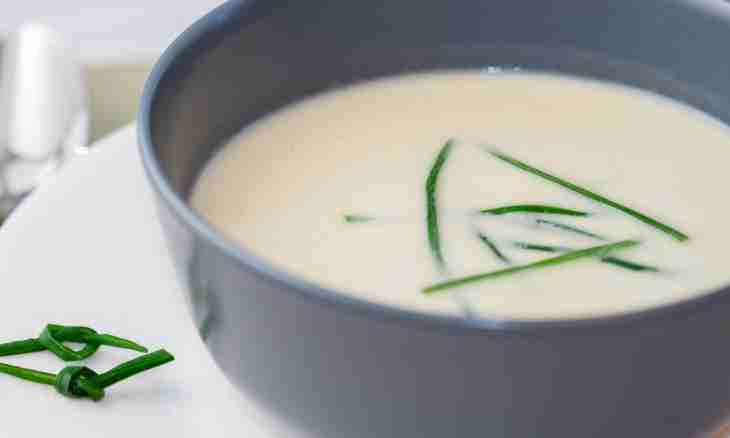 How to make pea mint cream soup