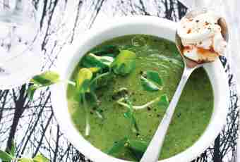 Ideal peas cream soup