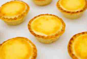 How to make tartlets with a cheese stuffing