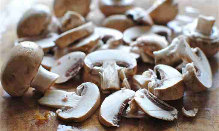 How to cut champignons