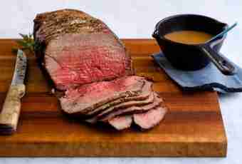 We cook meat well: steak and roast beef