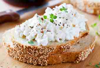 The gourmand with cottage cheese: recipe