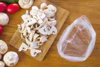 How to cook the frozen champignons