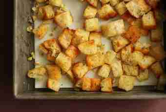 How to make croutons for beer