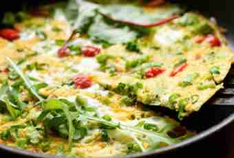Frittata in the Indian style