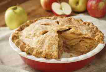 Apple pie with a sponge-type cookie