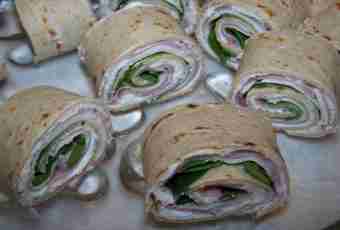 How to make rolls and rolls from a lavash