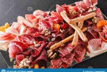How to make cold meat appetizer