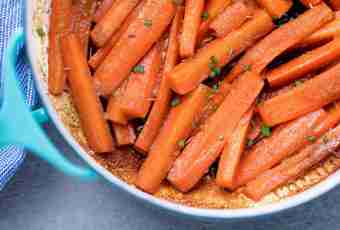 Spicy carrots in oil