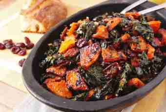 The simple recipe of squash with forcemeat in an oven
