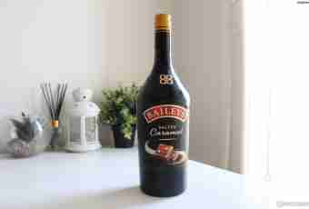 Alcoholic delicacy - the Baileys liqueur