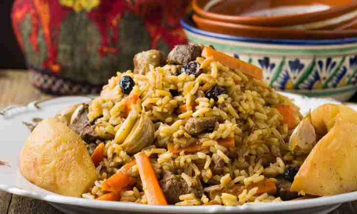 How to make pilaf with raisin