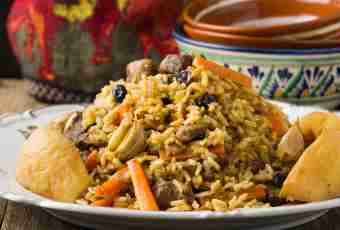 How to make pilaf with raisin