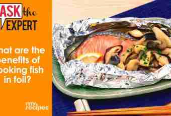 The river fish baked in a foil