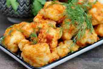 How quickly to prepare a cauliflower in batter