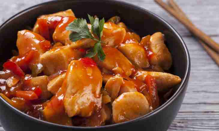 How to make chicken in sweet-sour sauce