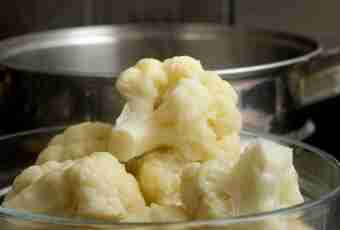 How to prepare a cauliflower in batter on the basis of starch
