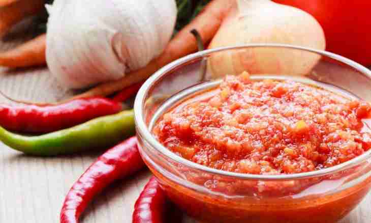 How to learn to cook adjika from tomato