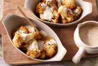 How to prepare a cauliflower in an oven: tasty recipe