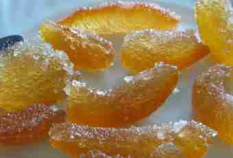 How to prepare candied fruits from grapefruit crusts