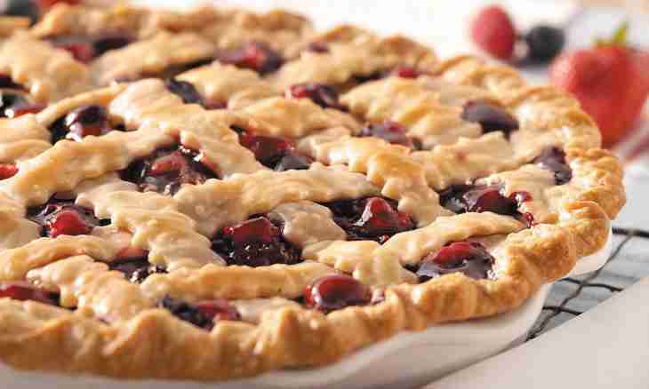 Fast berries pie