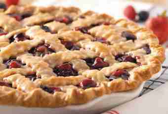 Fast berries pie