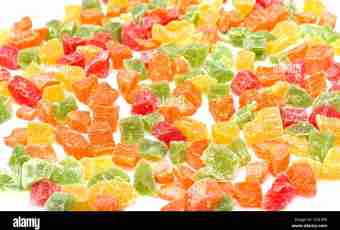 As well as with what tCandied fruits call the candied berries, fruit and vegetables which were uvarena in a sugar syrup and are in a certain way dried. It is considered that candied fruits it is much more useful, than usual candies because contain vitamin